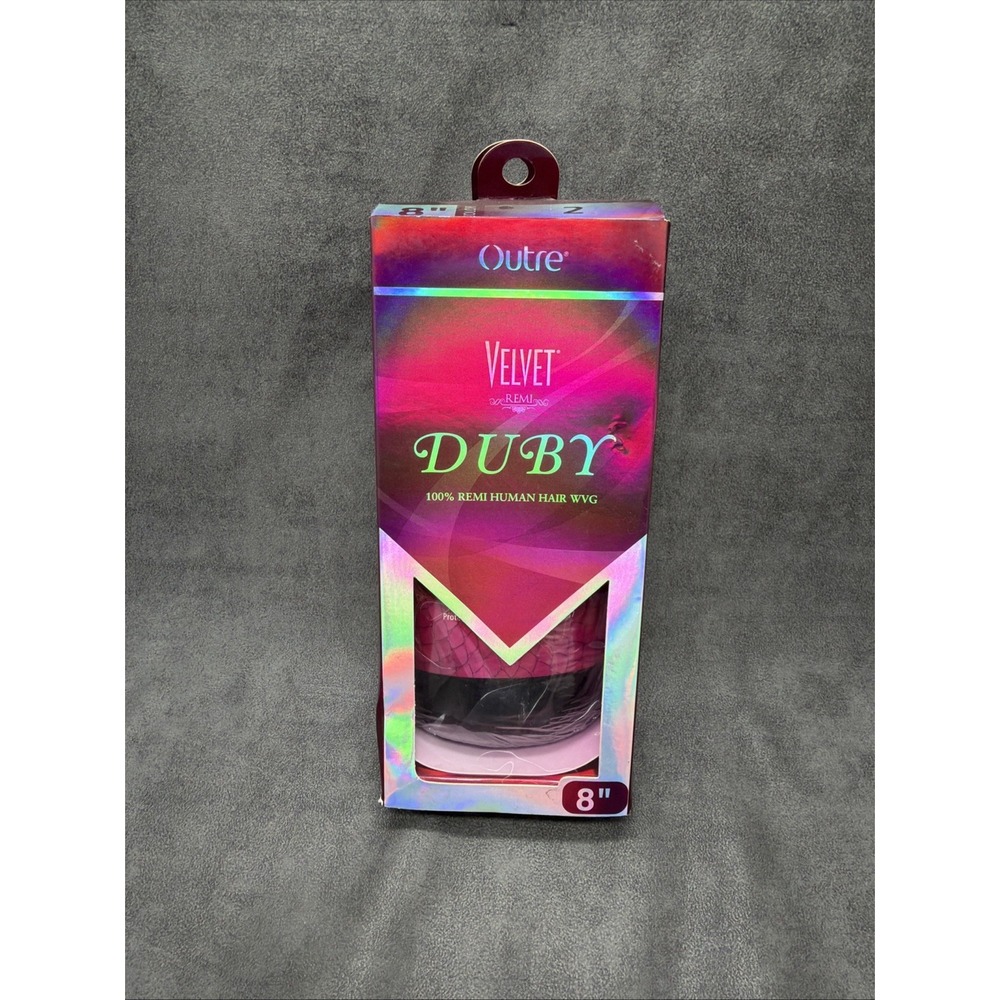 Outre Velvet Remi Duby 100% Remi Human Hair Weave WVG 8" Color 2 "DARK BROWN"